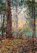 Frederick Mccubbin Forest Macedon by Frederick McCubbin oil painting artist
